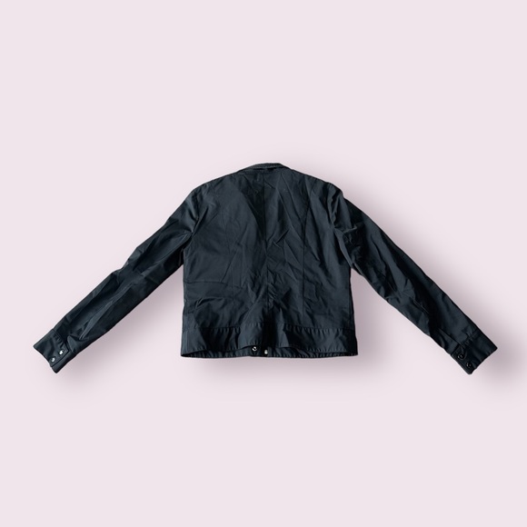 Women’s Hugo Buscati Collection Black Nylon Jacket Size Large - Picture 6 of 8